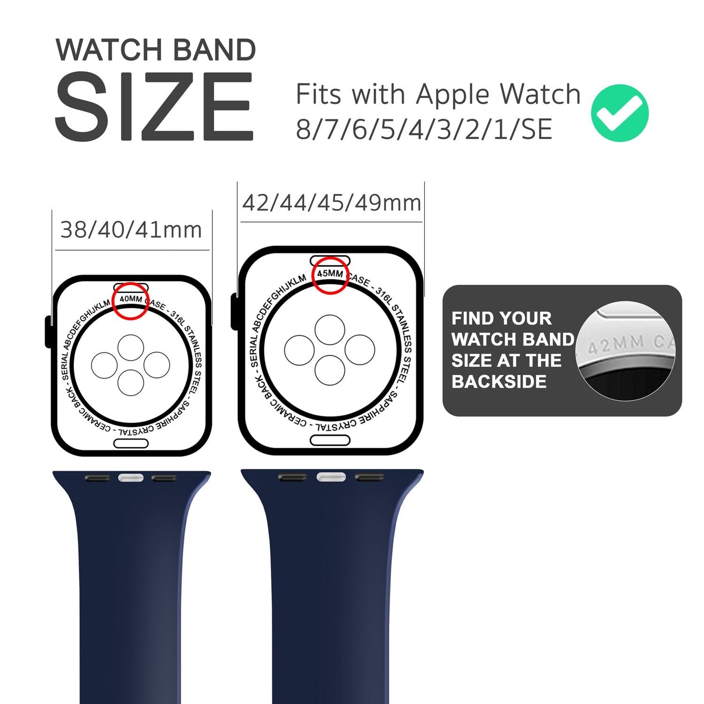 NALIA Gestreiftes Silikon Smart-Watch Ersatzarmband kompatibel mit Apple Watch Armband Ultra/SE & Series 8/7/6/5/4/3/2/1, 42 44 45 49mm, iWatch Fitnessarmband Damen & Herren