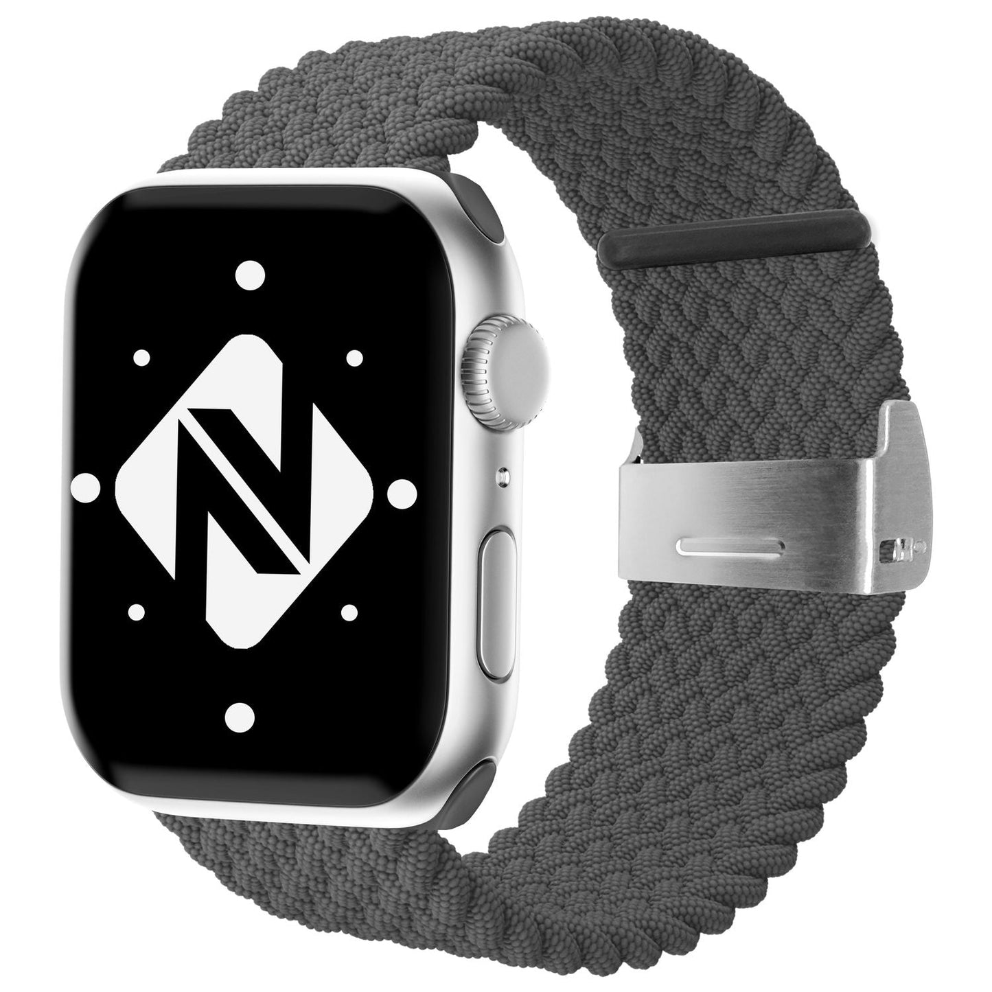 NALIA Geflochtenes Smart Watch Armband kompatibel mit Apple Watch Armband SE & Series 8/7/6/5/4/3/2/1, 38mm 40mm 41mm, iWatch Uhr-Band Damen & Herren, Nylon