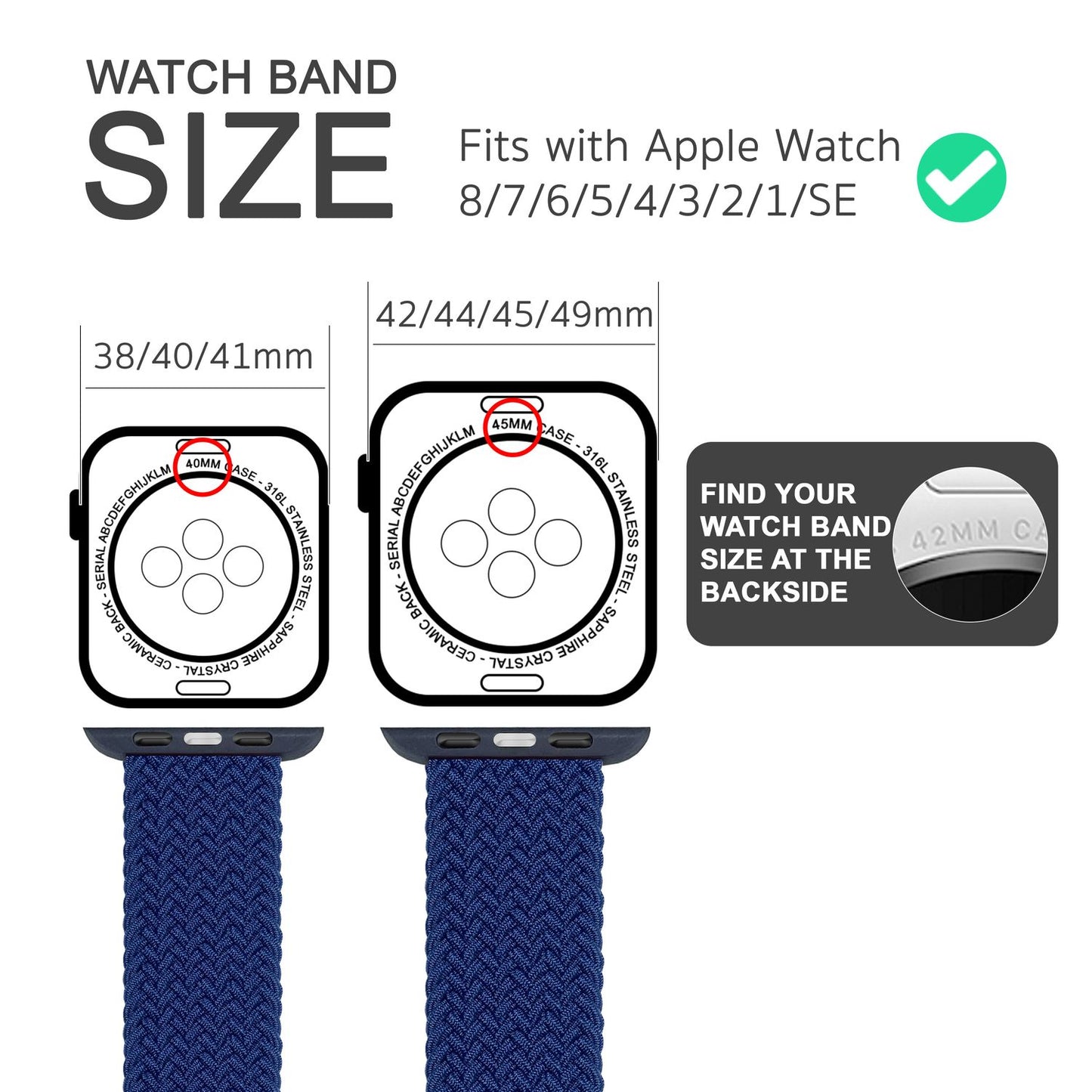NALIA Geflochtenes Smart Watch Armband kompatibel mit Apple Watch Armband Ultra/SE & Series 8/7/6/5/4/3/2/1, 42mm 44mm 45mm 49mm, iWatch Uhr-Band Damen & Herren, Nylon