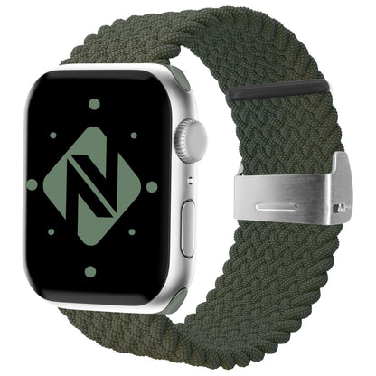 NALIA Geflochtenes Smart Watch Armband kompatibel mit Apple Watch Armband Ultra/SE & Series 8/7/6/5/4/3/2/1, 42mm 44mm 45mm 49mm, iWatch Uhr-Band Damen & Herren, Nylon