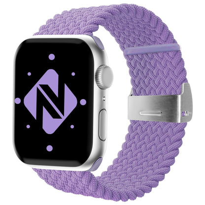 NALIA Geflochtenes Smart Watch Armband kompatibel mit Apple Watch Armband Ultra/SE & Series 8/7/6/5/4/3/2/1, 42mm 44mm 45mm 49mm, iWatch Uhr-Band Damen & Herren, Nylon