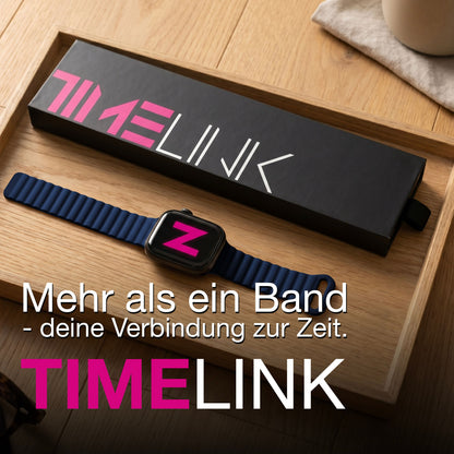 NALIA Core Magnet Armband kompatibel mit Apple Watch Series Ultra/SE/10/9/8/7/6/5/4/3/2/1 – 42/44/45/46/49mm, Atmungsaktives Silikon Loop, Sportarmband mit Rillendesign