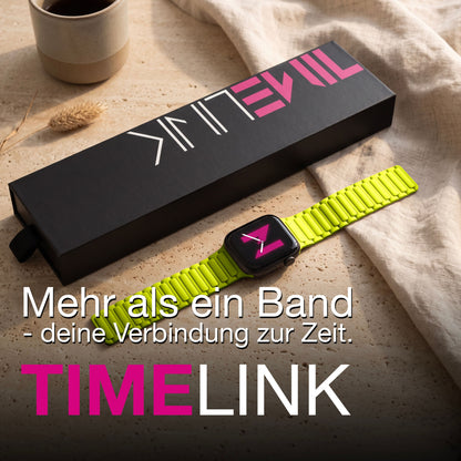 NALIA Nexus Magnet Armband kompatibel mit Apple Watch Armband Series SE/iWatch 10 9 8 7 6 5 4 3 2 1, 38/40/41/42mm, Silikon Loop mit Rillendesign, Sportarmband Magnetisch NALIA Berlin