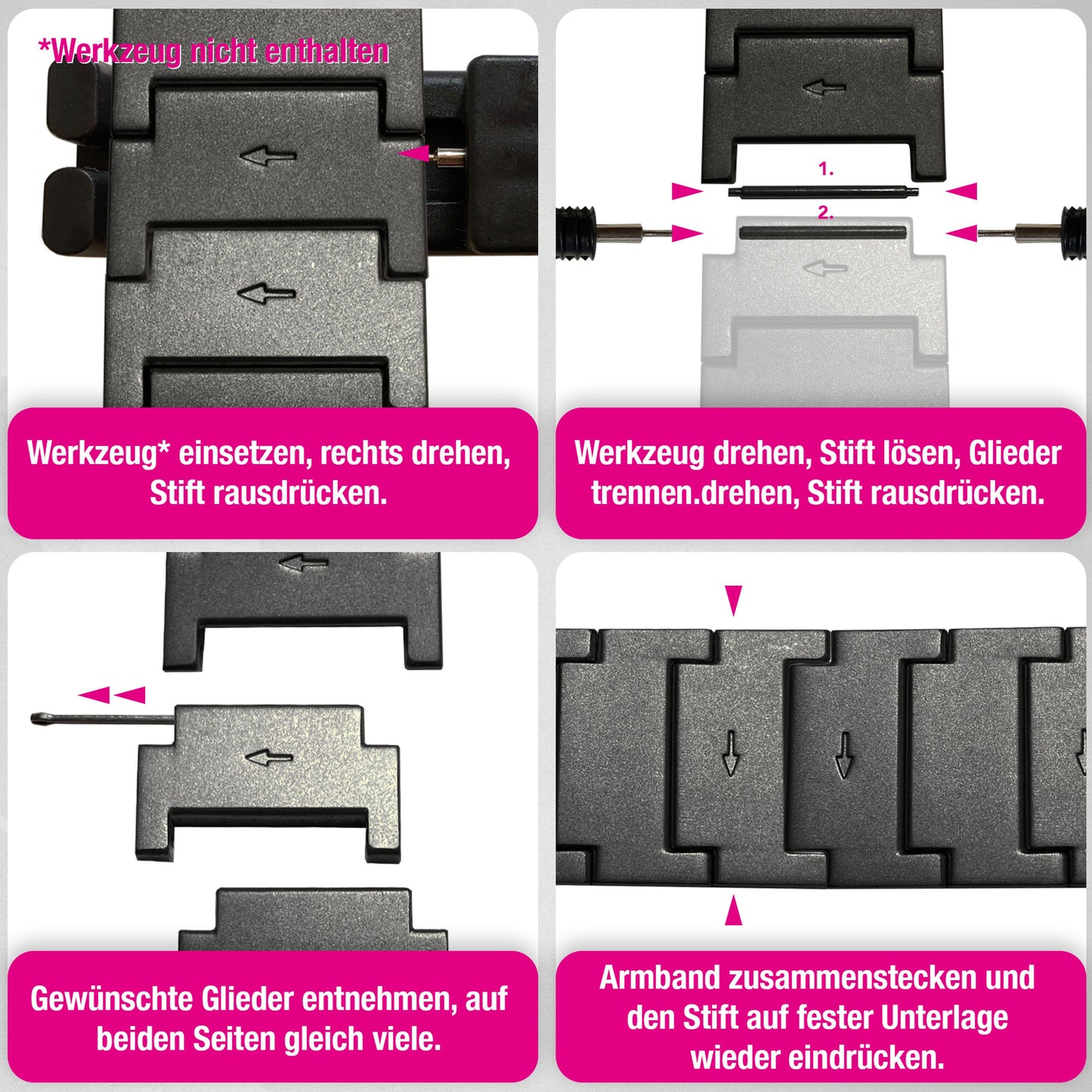 NALIA Argon Titan Armband kompatibel mit Apple Watch Armband iWatch Series SE/10/9/8/7/6/5/4/3/2/1, 38/40/41/42mm, Metall Ersatzarmband mit Faltschließe, Matt, Leicht, Rostfrei