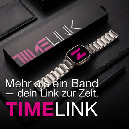 NALIA Argon Titan Armband kompatibel mit Apple iWatch Ultra/SE Series 10 9 8 7 6 5 4 3 2 1 42/44/45/46/49mm, Metall Ersatzarmband mit Doppelfaltschließe, Metallarmband Rostfrei