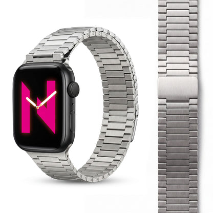 NALIA Chronos Edelstahl Armband kompatibel mit Apple Watch Armband SE iWatch Series 10 9 8 7 6 5 4 3 2 1 38/40/41/42mm, Magnetisches Loop-Armband aus Metall mit Schnellverschluss