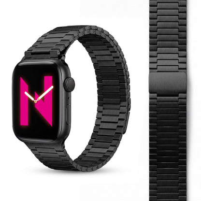 NALIA Chronos Metall Armband kompatibel mit Apple Watch Armband Ultra/SE iWatch Series 10 9 8 7 6 5 4 3 2 1, 42/44/45/46/49mm, Edelstahl Loop-Armband Magnetverschluss, Rostfrei