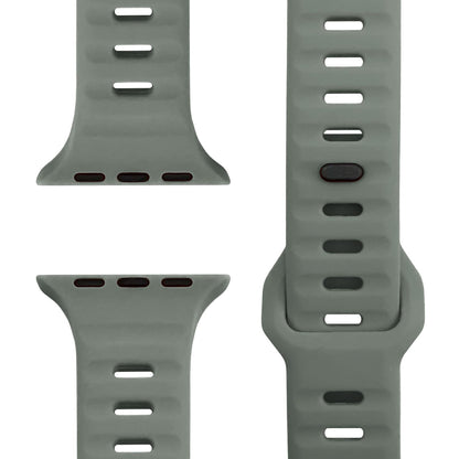 NALIA Motion Silikon Armband kompatibel mit Apple Watch Armband iWatch Series SE/10/9/8/7/6/5/4/3/2/1, 38/40/41/42mm, Ersatzarmband Soft Sportarmband mit Steck-Pin Verschluss