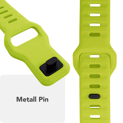 NALIA Motion Silikon Armband kompatibel mit Apple Watch Armband iWatch Series SE/10/9/8/7/6/5/4/3/2/1, 38/40/41/42mm, Ersatzarmband Soft Sportarmband mit Steck-Pin Verschluss