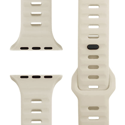 NALIA Motion Silikon Armband kompatibel mit Apple Watch Armband iWatch Series SE/10/9/8/7/6/5/4/3/2/1, 38/40/41/42mm, Ersatzarmband Soft Sportarmband mit Steck-Pin Verschluss