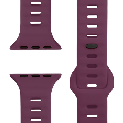 NALIA Motion Silikon Armband kompatibel mit Apple Watch Armband iWatch Series SE/10/9/8/7/6/5/4/3/2/1, 38/40/41/42mm, Ersatzarmband Soft Sportarmband mit Steck-Pin Verschluss