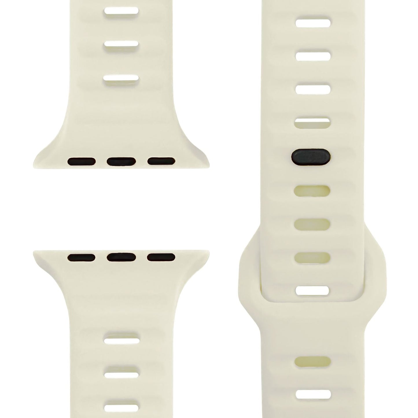 NALIA Motion Silikon Armband kompatibel mit Apple Watch Armband iWatch Series SE/10/9/8/7/6/5/4/3/2/1, 38/40/41/42mm, Ersatzarmband Soft Sportarmband mit Steck-Pin Verschluss