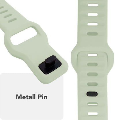 NALIA Motion Silikon Armband kompatibel mit Apple Watch Armband iWatch Series SE/10/9/8/7/6/5/4/3/2/1, 38/40/41/42mm, Ersatzarmband Soft Sportarmband mit Steck-Pin Verschluss