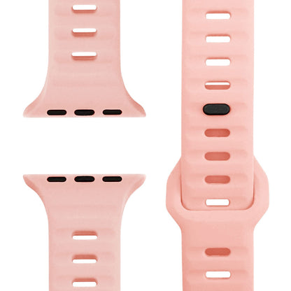 NALIA Motion Silikon Armband kompatibel mit Apple Watch Armband iWatch Series SE/10/9/8/7/6/5/4/3/2/1, 38/40/41/42mm, Ersatzarmband Soft Sportarmband mit Steck-Pin Verschluss