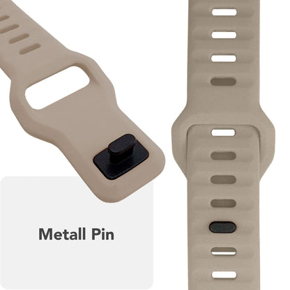 NALIA Motion Silikon Armband kompatibel mit Apple Watch Armband iWatch Series SE/10/9/8/7/6/5/4/3/2/1, 38/40/41/42mm, Ersatzarmband Soft Sportarmband mit Steck-Pin Verschluss