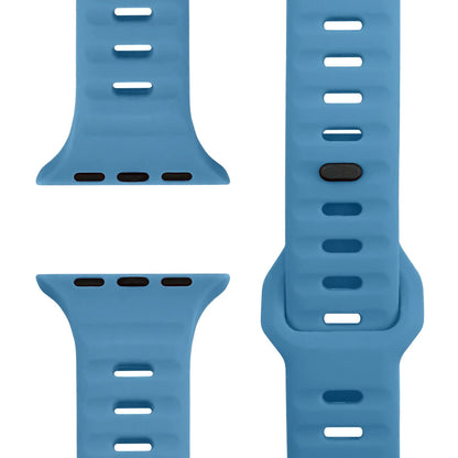 NALIA Motion Silikon Armband kompatibel mit Apple Watch Armband iWatch Series Ultra/SE 10 9 8 7 6 5 4 3 2 1, 42/44/45/46/49mm, Ersatzarmband Sportarmband Steck-Pin Verschluss