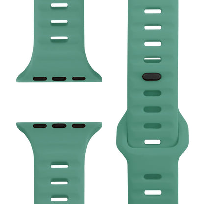 NALIA Motion Silikon Armband kompatibel mit Apple Watch Armband iWatch Series Ultra/SE 10 9 8 7 6 5 4 3 2 1, 42/44/45/46/49mm, Ersatzarmband Sportarmband Steck-Pin Verschluss