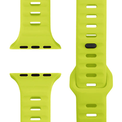 NALIA Motion Silikon Armband kompatibel mit Apple Watch Armband iWatch Series Ultra/SE 10 9 8 7 6 5 4 3 2 1, 42/44/45/46/49mm, Ersatzarmband Sportarmband Steck-Pin Verschluss