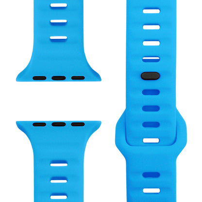 NALIA Motion Silikon Armband kompatibel mit Apple Watch Armband iWatch Series Ultra/SE 10 9 8 7 6 5 4 3 2 1, 42/44/45/46/49mm, Ersatzarmband Sportarmband Steck-Pin Verschluss