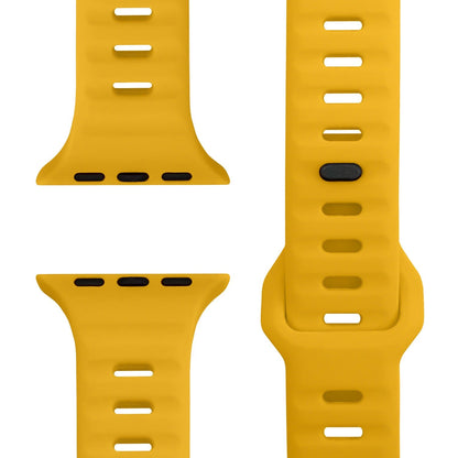 NALIA Motion Silikon Armband kompatibel mit Apple Watch Armband iWatch Series Ultra/SE 10 9 8 7 6 5 4 3 2 1, 42/44/45/46/49mm, Ersatzarmband Sportarmband Steck-Pin Verschluss