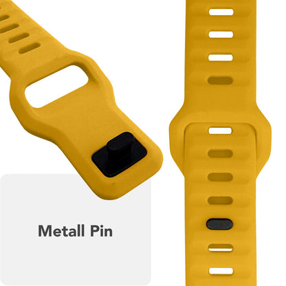 NALIA Motion Silikon Armband kompatibel mit Apple Watch Armband iWatch Series Ultra/SE 10 9 8 7 6 5 4 3 2 1, 42/44/45/46/49mm, Ersatzarmband Sportarmband Steck-Pin Verschluss