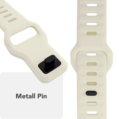 NALIA Motion Silikon Armband kompatibel mit Apple Watch Armband iWatch Series Ultra/SE 10 9 8 7 6 5 4 3 2 1, 42/44/45/46/49mm, Ersatzarmband Sportarmband Steck-Pin Verschluss