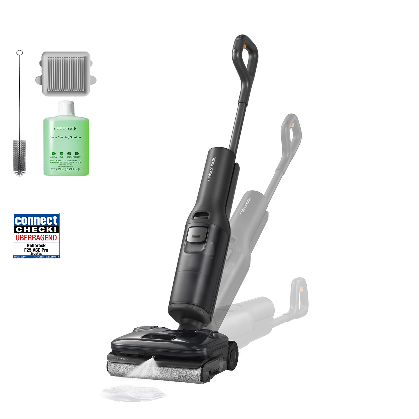 Roborock F25 ACE Pro Nass-Trocken-Staubsauger mit JetFoaming™-Reinigung