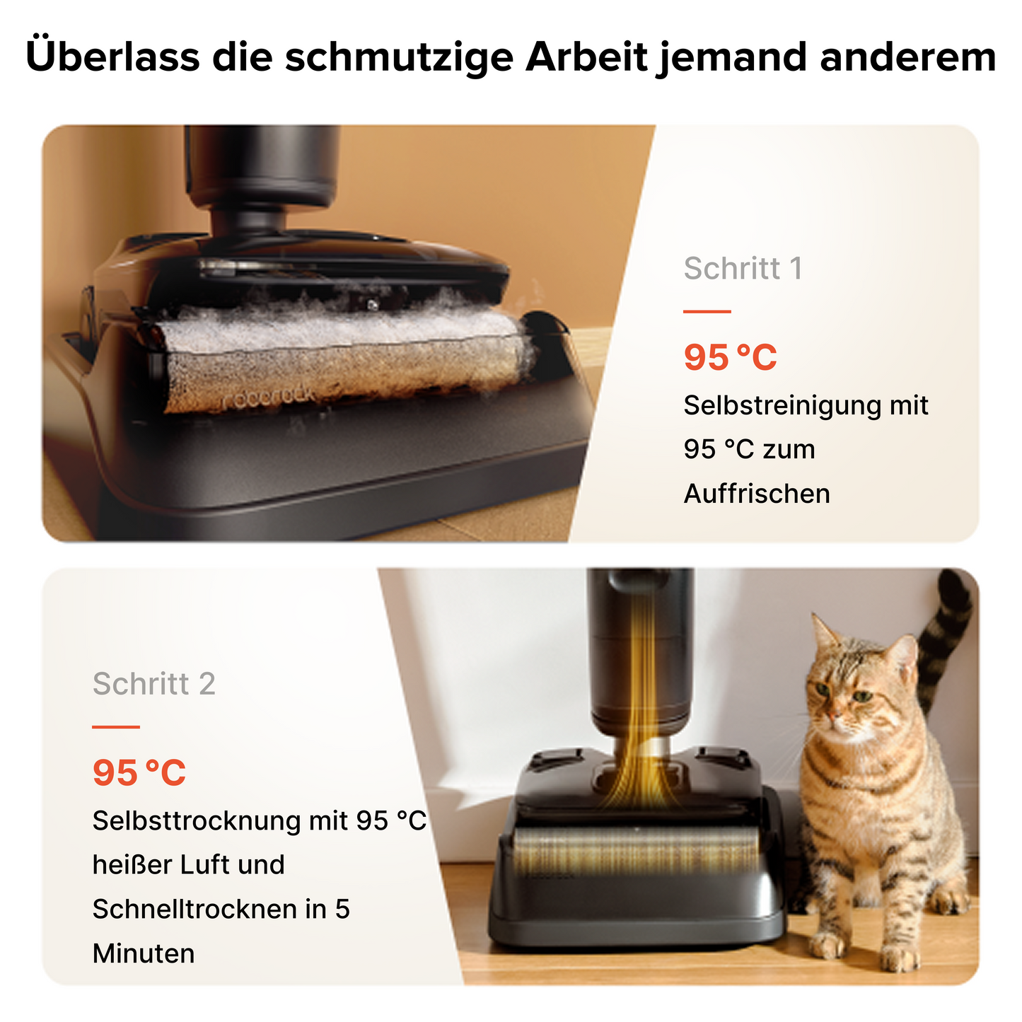 Roborock F25 ACE Pro Nass-Trocken-Staubsauger mit JetFoaming™-Reinigung