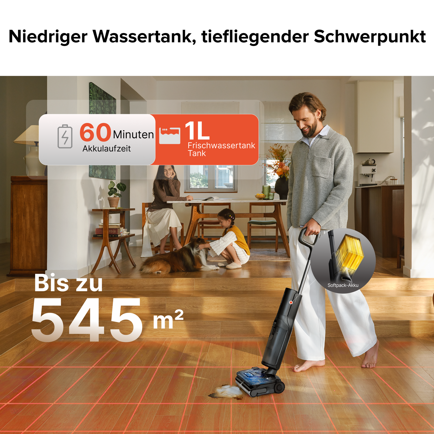 Roborock F25 ACE Pro Nass-Trocken-Staubsauger mit JetFoaming™-Reinigung