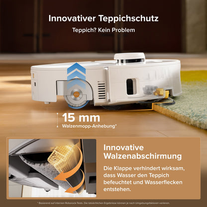 Roborock Qrevo Curv 2 Flow Saug- und Wischroboter mit Multifunktions-Dockingstation