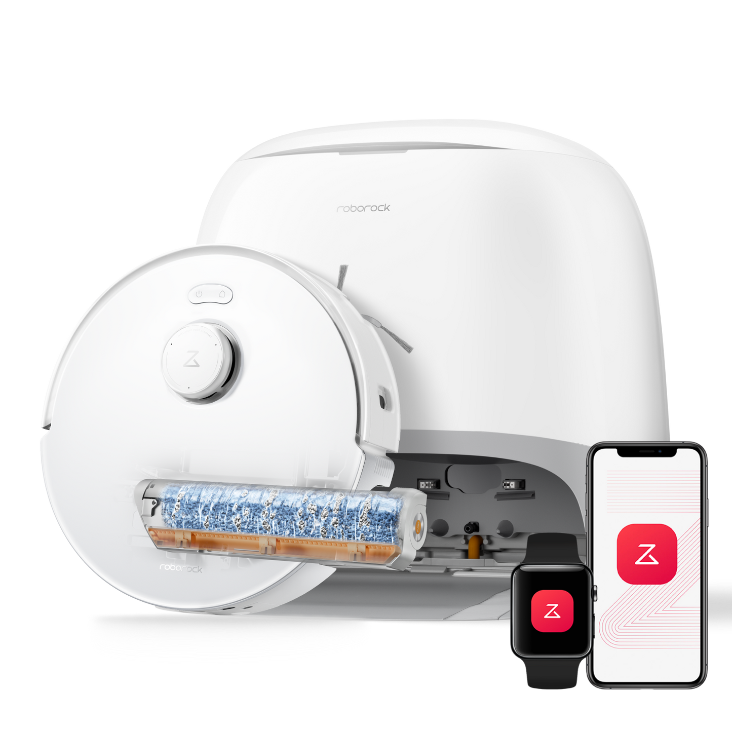 Roborock Qrevo Curv 2 Flow Saug- und Wischroboter mit Multifunktions-Dockingstation