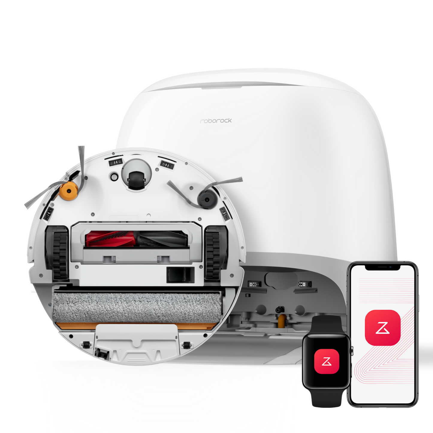 Roborock Qrevo Curv 2 Flow Saug- und Wischroboter mit Multifunktions-Dockingstation