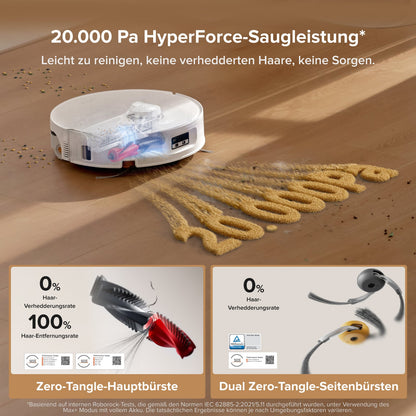 Roborock Qrevo Curv 2 Flow Saug- und Wischroboter mit Multifunktions-Dockingstation