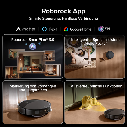 Roborock Saros 20 – AdaptiLift™ Chassis 3.0 für die reibungslose Überwindung von Schwellen, mit einer Saugkraft von 36.000 Pa