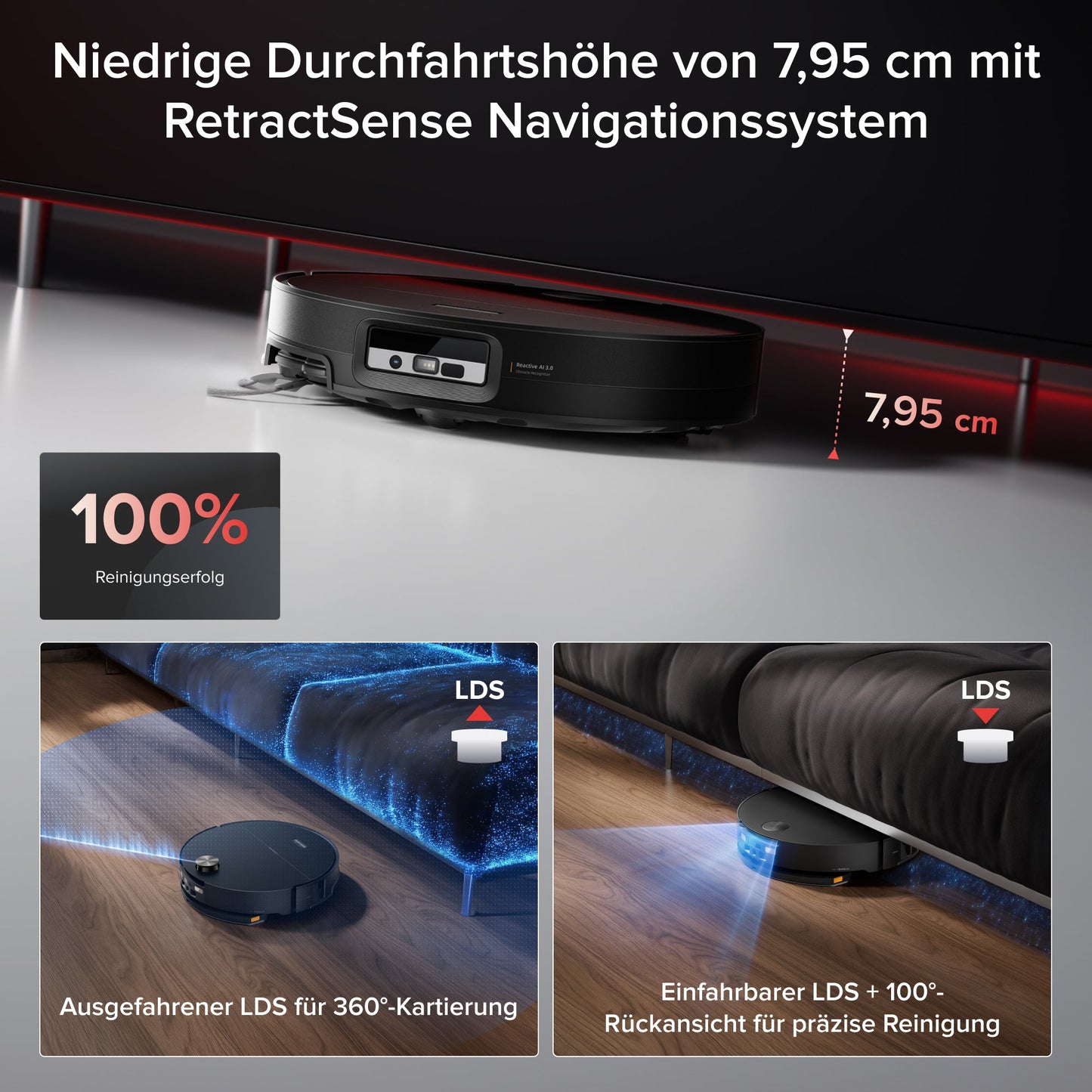 Roborock Saros 20 Sonic Saugroboter mit brandneuem RockDock