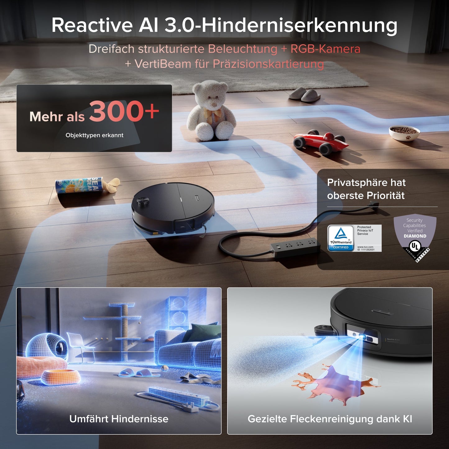 Roborock Saros 20 Sonic Saugroboter mit brandneuem RockDock
