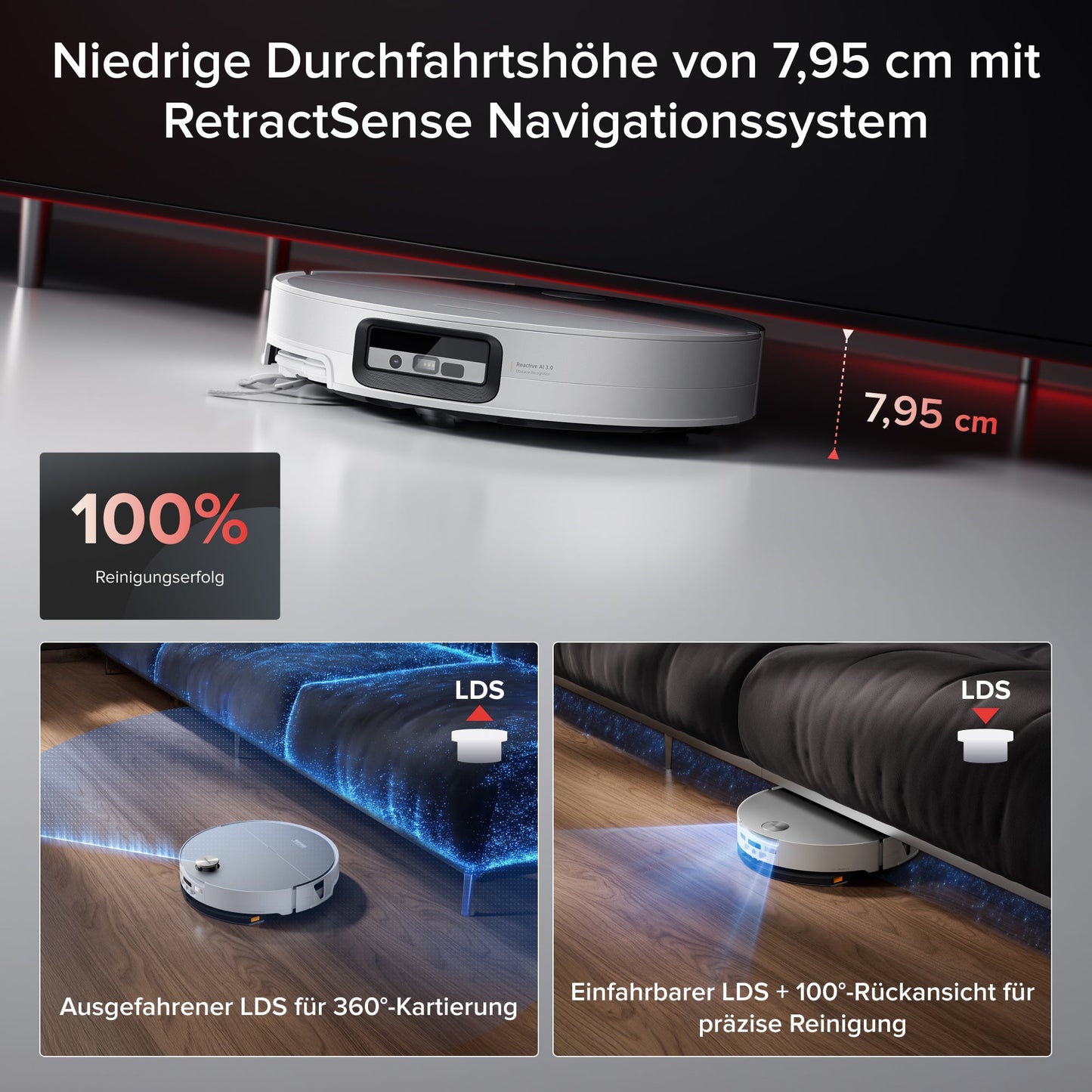 Roborock Saros 20 Sonic Saugroboter mit brandneuem RockDock