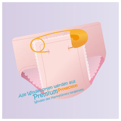 Große Windeltorte Alles Jute | zur Geburt + personalisiertes Baby Dekokissen | plum
