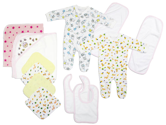 Neugeborene Baby Bodys Set für Mädchen 16-teilig - Meloni2