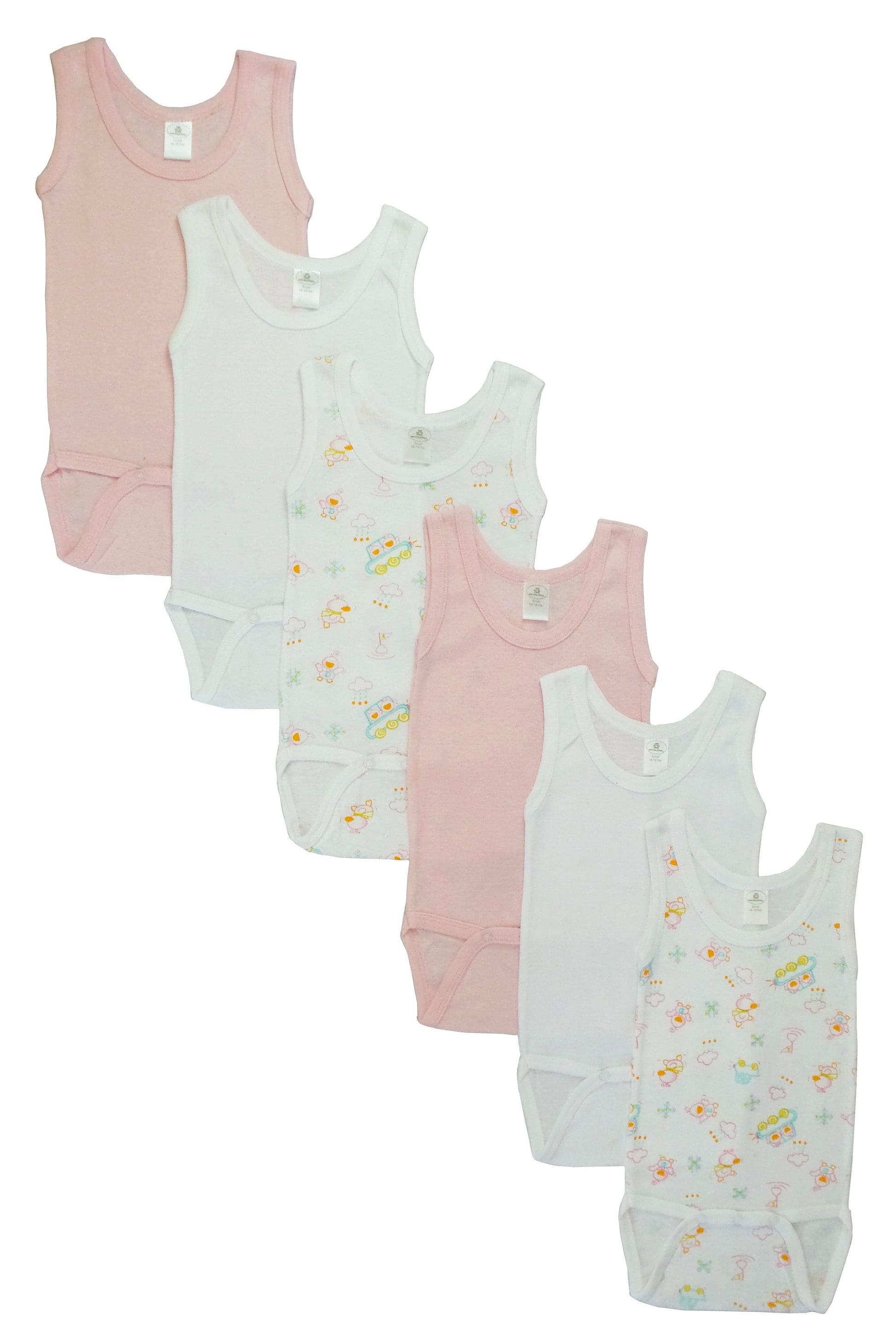 Mädchen Bodys im 6-er Pack - Meloni2
