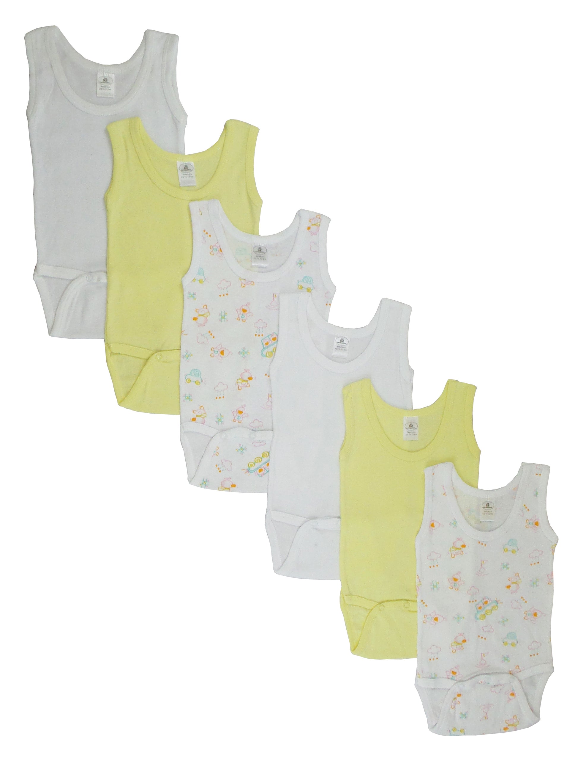 Mädchen Bodys Kurzarm im 6-er Pack - Meloni2