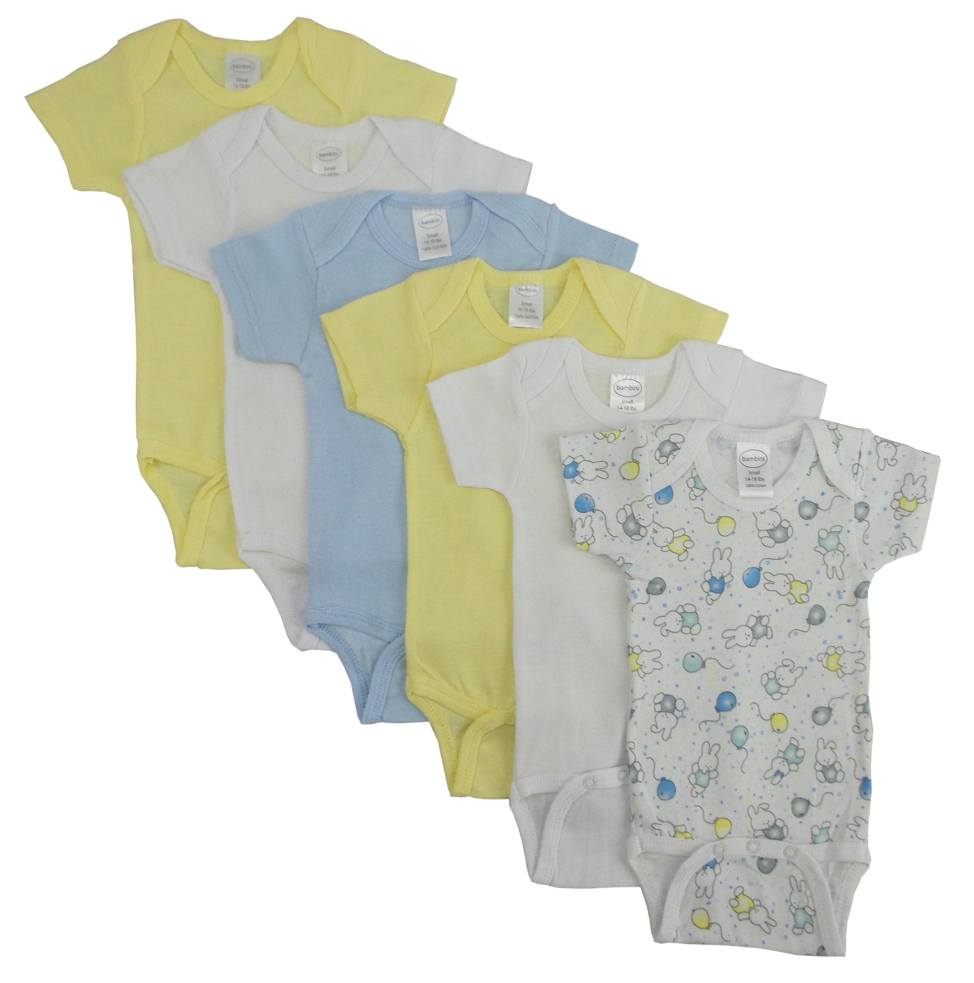 BedrucktesBaby Bodys für Jungs im 6-er Pack - Meloni2