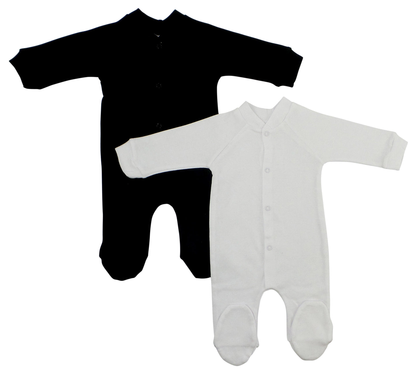 Strampelanzüge in Schwarz und Weiß 2-er Pack - Meloni2