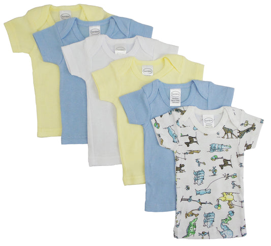 Boys Pastel Variety Short Sleeve Lap T-shirts 6 - Meloni2