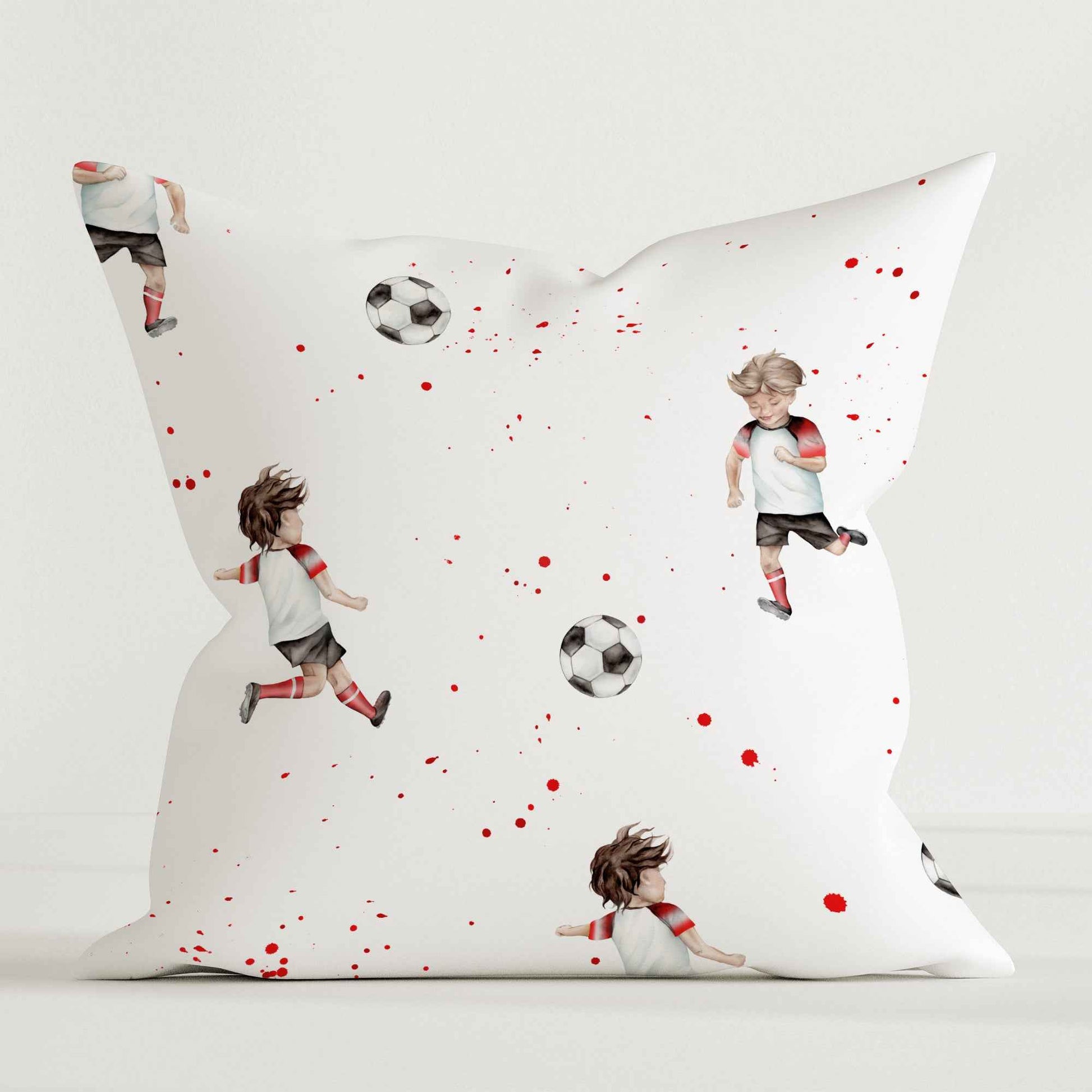 "Fussball" Premium Kinder Dekokissen