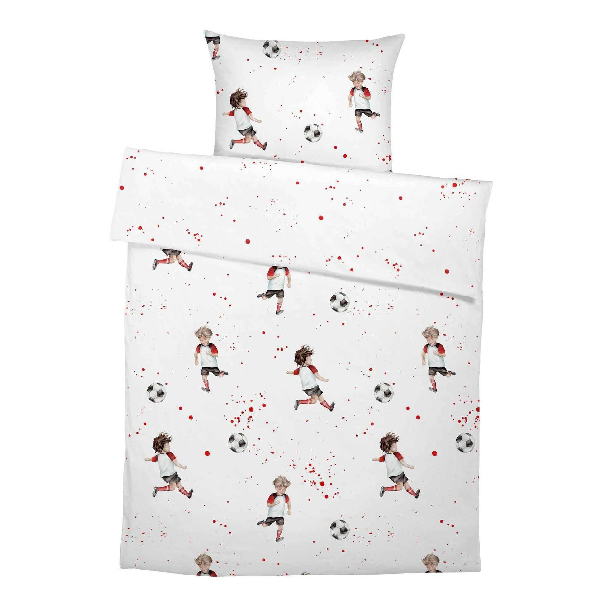 "Fussball Schweiz" Premium Kinderbettwäsche