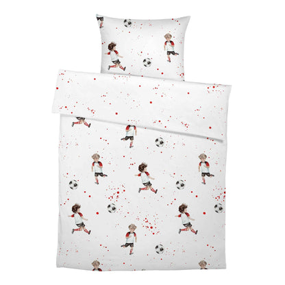 "Fussball Schweiz" Premium Kinderbettwäsche