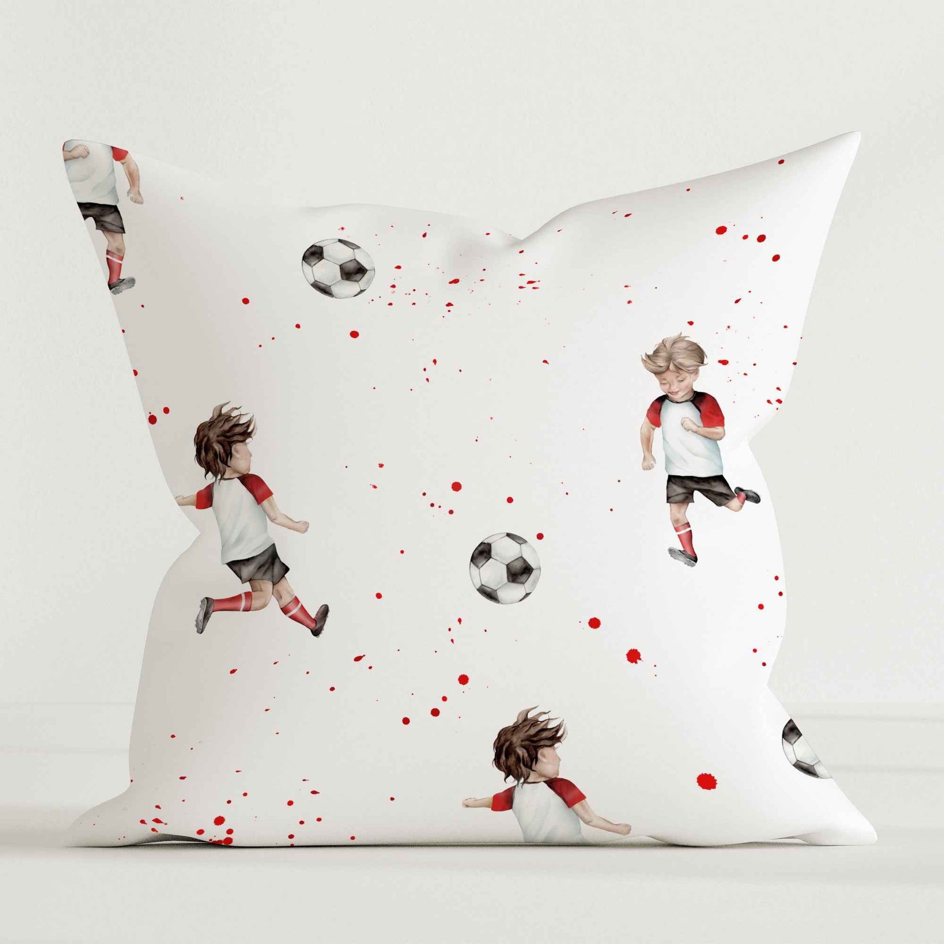 "Fussball" Premium Kinder Dekokissen