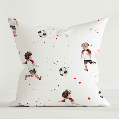 "Fussball" Premium Kinder Dekokissen