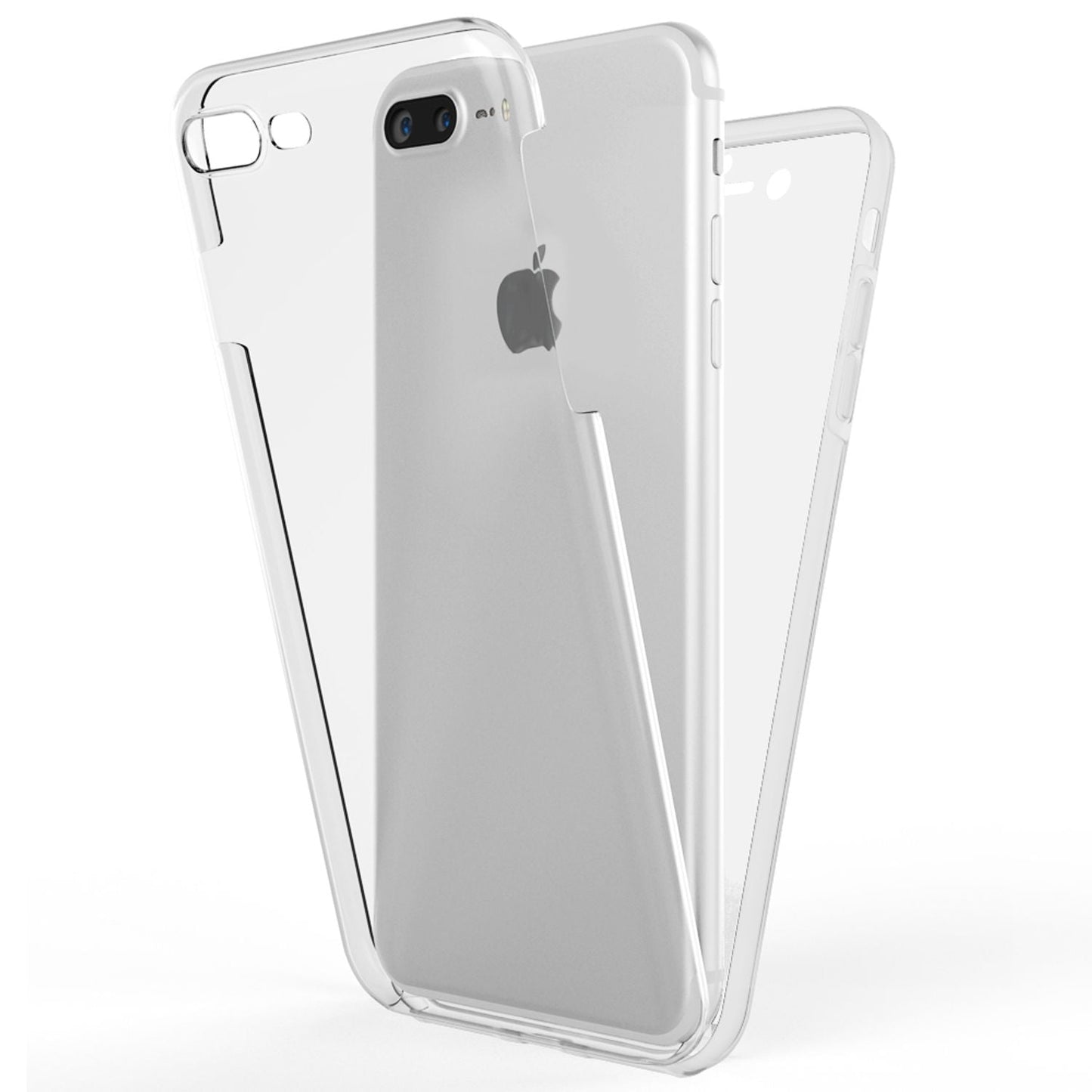 NALIA 360° Hülle für iPhone 7 Plus / 8 Plus – Vorne & Hinten Schutz – 360GUARD (Full-Body Case) – Marke aus Berlin